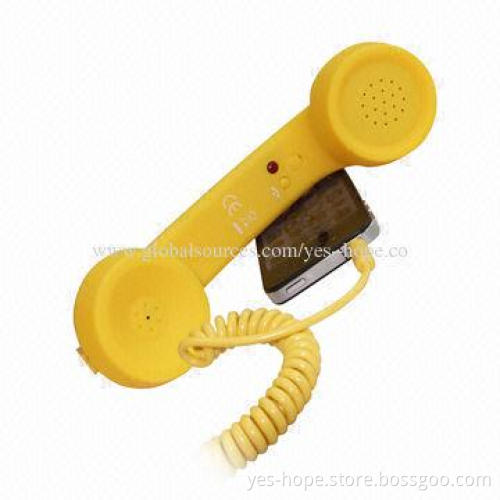 Anti-radiation Retro Handset for Mobile Phones with 20-20,000Hz Frequency Range